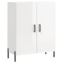 Aparador de madera contrachapada blanco brillante 69,5x34x90 cm de vidaXL, Aparadores - Ref: Foro24-827734, Precio: 75,19 €, ...