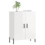 Aparador de madera contrachapada blanco brillante 69,5x34x90 cm de vidaXL, Aparadores - Ref: Foro24-827734, Precio: 75,19 €, ...
