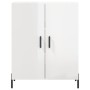 Aparador de madera contrachapada blanco brillante 69,5x34x90 cm de vidaXL, Aparadores - Ref: Foro24-827734, Precio: 75,19 €, ...
