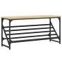 Mueble zapatero madera de ingeniería roble Sonoma 90x30x45 cm en Zapateros y organizadores de calzado | Comprar online en Foru.e