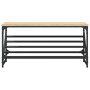 Mueble zapatero madera de ingeniería roble Sonoma 90x30x45 cm en Zapateros y organizadores de calzado | Comprar online en Foru.e