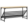 Mueble zapatero madera de ingeniería roble Sonoma 90x30x45 cm en Zapateros y organizadores de calzado | Comprar online en Foru.e