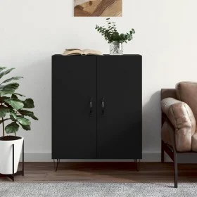 Aparador de madera de ingeniería negro 69,5x34x90 cm de vidaXL, Aparadores - Ref: Foro24-827717, Precio: 71,12 €, Descuento: %