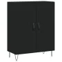 Aparador de madera de ingeniería negro 69,5x34x90 cm de vidaXL, Aparadores - Ref: Foro24-827717, Precio: 71,12 €, Descuento: %