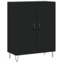 Aparador de madera de ingeniería negro 69,5x34x90 cm de vidaXL, Aparadores - Ref: Foro24-827717, Precio: 71,91 €, Descuento: %