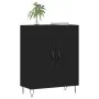 Aparador de madera de ingeniería negro 69,5x34x90 cm de vidaXL, Aparadores - Ref: Foro24-827717, Precio: 71,12 €, Descuento: %