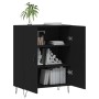 Aparador de madera de ingeniería negro 69,5x34x90 cm de vidaXL, Aparadores - Ref: Foro24-827717, Precio: 71,91 €, Descuento: %