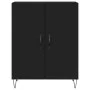Aparador de madera de ingeniería negro 69,5x34x90 cm de vidaXL, Aparadores - Ref: Foro24-827717, Precio: 71,12 €, Descuento: %