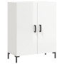 Aparador de madera contrachapada blanco brillante 69,5x34x90 cm de vidaXL, Aparadores - Ref: Foro24-827726, Precio: 83,49 €, ...