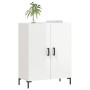Aparador de madera contrachapada blanco brillante 69,5x34x90 cm de vidaXL, Aparadores - Ref: Foro24-827726, Precio: 83,49 €, ...