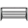 Mueble zapatero madera de ingeniería gris Sonoma 90x30x45 cm en Zapateros y organizadores de calzado | Comprar online en Foru.es