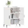 Aparador de madera contrachapada blanco brillante 69,5x34x90 cm de vidaXL, Aparadores - Ref: Foro24-827726, Precio: 83,49 €, ...