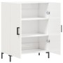 Aparador de madera contrachapada blanco brillante 69,5x34x90 cm de vidaXL, Aparadores - Ref: Foro24-827726, Precio: 83,49 €, ...