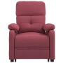 Sillón reclinable eléctrico tela rojo tinto en Sillones | Comprar online en Foru.es
