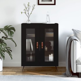 Aparador de madera de ingeniería negro 69,5x34x90 cm de vidaXL, Aparadores - Ref: Foro24-827757, Precio: 84,11 €, Descuento: %
