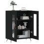 Aparador de madera de ingeniería negro 69,5x34x90 cm de vidaXL, Aparadores - Ref: Foro24-827757, Precio: 84,11 €, Descuento: %