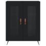 Aparador de madera de ingeniería negro 69,5x34x90 cm de vidaXL, Aparadores - Ref: Foro24-827757, Precio: 84,11 €, Descuento: %