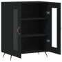 Aparador de madera de ingeniería negro 69,5x34x90 cm de vidaXL, Aparadores - Ref: Foro24-827757, Precio: 84,11 €, Descuento: %
