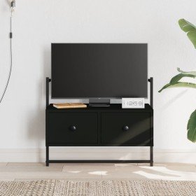 Mueble de TV de pared madera ingeniería negro 60,5x30x51 cm en Muebles TV | Comprar online en Foru.es