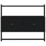 Mueble de TV de pared madera ingeniería negro 60,5x30x51 cm en Muebles TV | Comprar online en Foru.es