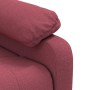 Sillón reclinable eléctrico tela rojo tinto en Sillones | Comprar online en Foru.es