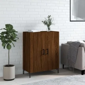 Aparador de madera de ingeniería marrón roble 69,5x34x90 cm de vidaXL, Aparadores - Ref: Foro24-827731, Precio: 79,80 €, Desc...
