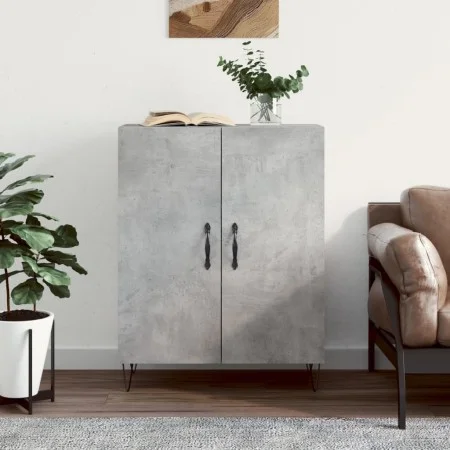 Aparador de madera de ingeniería gris hormigón 69,5x34x90 cm de vidaXL, Aparadores - Ref: Foro24-827720, Precio: 73,65 €, Des...