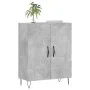 Aparador de madera de ingeniería gris hormigón 69,5x34x90 cm de vidaXL, Aparadores - Ref: Foro24-827720, Precio: 73,65 €, Des...