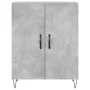 Aparador de madera de ingeniería gris hormigón 69,5x34x90 cm de vidaXL, Aparadores - Ref: Foro24-827720, Precio: 73,65 €, Des...