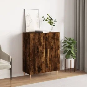 Aparador de madera de ingeniería roble ahumado 69,5x34x90 cm de vidaXL, Aparadores - Ref: Foro24-827713, Precio: 72,38 €, Des...