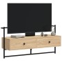 Mueble TV de pared madera ingeniería roble Sonoma 100,5x30x51cm en Muebles TV | Comprar online en Foru.es