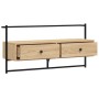 Mueble TV de pared madera ingeniería roble Sonoma 100,5x30x51cm en Muebles TV | Comprar online en Foru.es