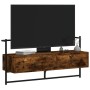 Mueble de TV de pared roble ahumado 100,5x30x51 cm en Muebles TV | Comprar online en Foru.es