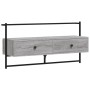 Mueble TV de pared madera ingeniería gris Sonoma 100,5x30x51 cm en Muebles TV | Comprar online en Foru.es