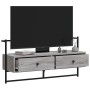 Mueble TV de pared madera ingeniería gris Sonoma 100,5x30x51 cm en Muebles TV | Comprar online en Foru.es