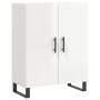 Aparador de madera contrachapada blanco brillante 69,5x34x90 cm de vidaXL, Aparadores - Ref: Foro24-827750, Precio: 91,71 €, ...