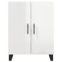 Aparador de madera contrachapada blanco brillante 69,5x34x90 cm de vidaXL, Aparadores - Ref: Foro24-827750, Precio: 91,71 €, ...