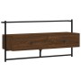 Mueble TV de pared madera ingeniería marrón roble 100,5x30x51cm en Muebles TV | Comprar online en Foru.es