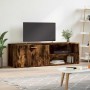 Mueble de TV madera de ingeniería roble ahumado 120x34x37 cm en Muebles TV | Comprar online en Foru.es