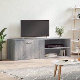 Mueble de TV de madera de ingeniería gris sonoma 120x34x37 cm en Muebles TV | Comprar online en Foru.es