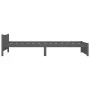 Estructura de cama individual madera maciza gris 75x190 cm de vidaXL, Camas y somieres - Ref: Foro24-815006, Precio: 106,95 €...