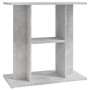 Soporte para acuario de hormigón gris 60x30x60 cm de madera sintética en Soportes para acuarios | Comprar online en Foru.es