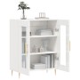 Aparador de madera contrachapada blanco brillante 69,5x34x90 cm de vidaXL, Aparadores - Ref: Foro24-827774, Precio: 89,08 €, ...