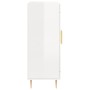 Aparador de madera contrachapada blanco brillante 69,5x34x90 cm de vidaXL, Aparadores - Ref: Foro24-827774, Precio: 89,08 €, ...