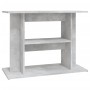Soporte para acuario de hormigón gris 80x35x60 cm de madera sintética en Soportes para acuarios | Comprar online en Foru.es