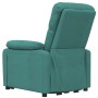 Sillón reclinable eléctrico tela verde oscuro en Sillones | Comprar online en Foru.es