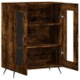 Aparador de madera de ingeniería roble ahumado 69,5x34x90 cm de vidaXL, Aparadores - Ref: Foro24-827761, Precio: 88,90 €, Des...