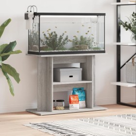 Soporte para acuario Sonoma gris 80x35x60 cm Madera sintética en Soportes para acuarios | Comprar online en Foru.es