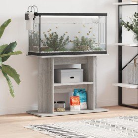Soporte para acuario Sonoma gris 80x35x60 cm Madera sintética en Soportes para acuarios | Comprar online en Foru.es