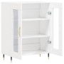 Aparador de madera de ingeniería blanco 69,5x34x90 cm de vidaXL, Aparadores - Ref: Foro24-827764, Precio: 83,61 €, Descuento: %